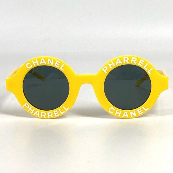 CHANEL 71314A logo Pharrell Williams eyewear glasses sunglasses Plastic yellow main image 8